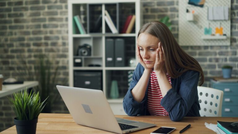 woman tired from typical 9-5 lifestyle